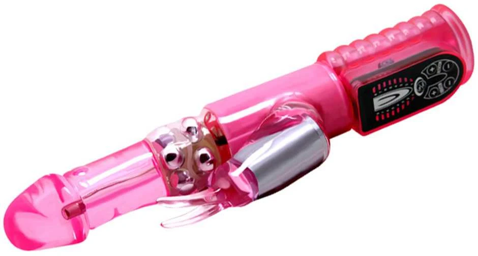 BAILE Vibrator su rotacinis klitorio masažuoklis 25cm 8 režimai