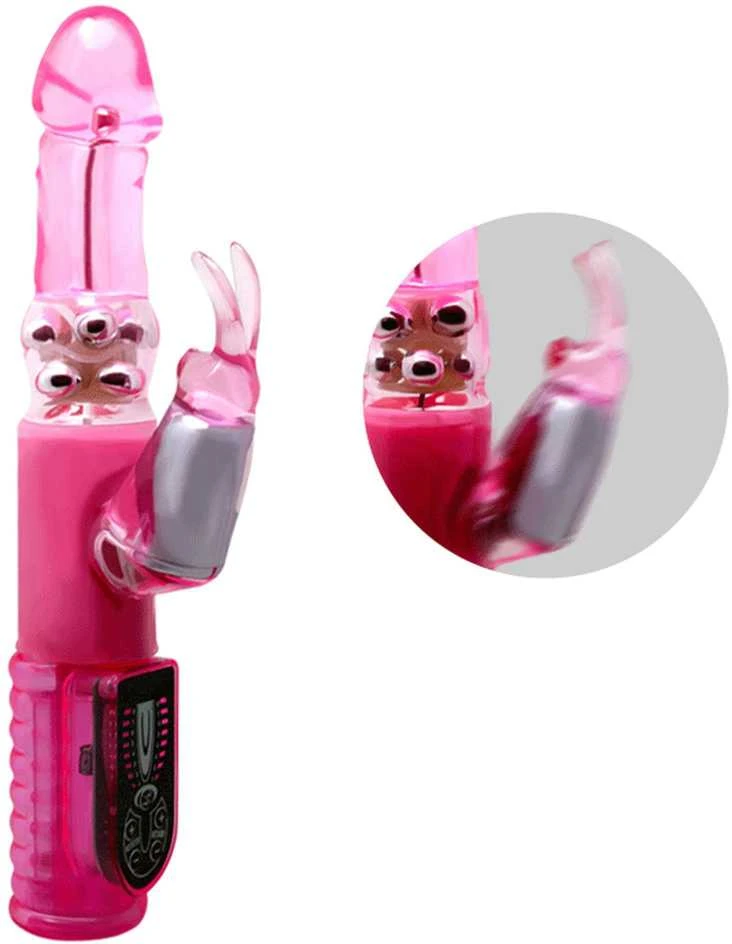 BAILE Vibrator su rotacinis klitorio masažuoklis 25cm 8 režimai
