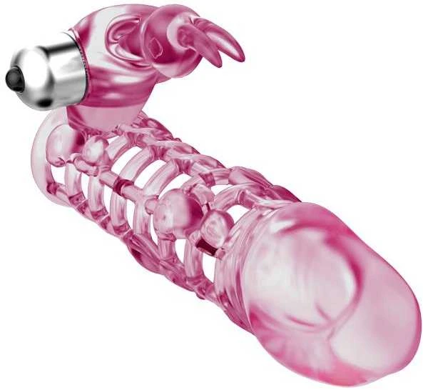 Crazy Bull BAILE Vibruojanti varpos prailginimo rankovė 10 režimų 18cm
