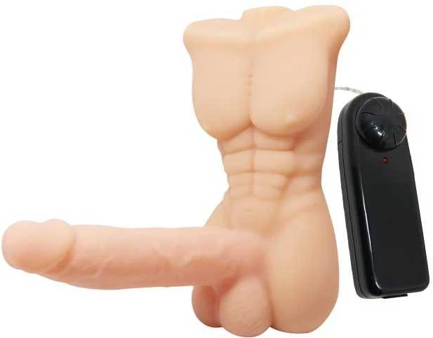 BAILE Vibruojanti dildo vyriška liemens varpos narys 13cm