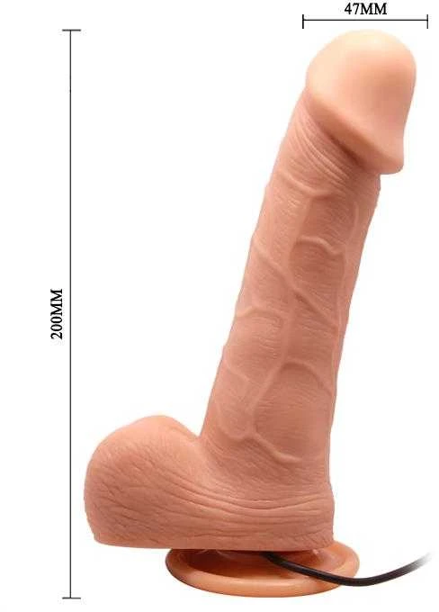 BAILE Vibruojanti dildo ir dirbtinis penis su nuotolinio valdymo pulteliu