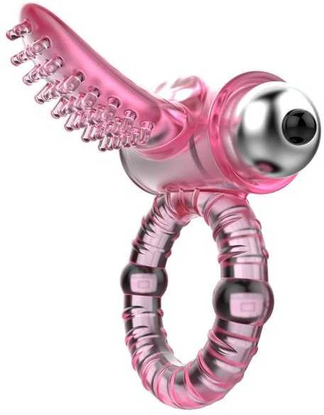 LYBAILE Cock Ring,10 Functions vibe, Rožinė