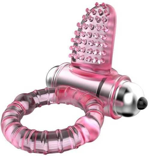 LYBAILE Cock Ring,10 Functions vibe, Rožinė