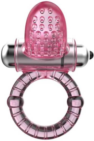 LYBAILE Cock Ring,10 Functions vibe, Rožinė