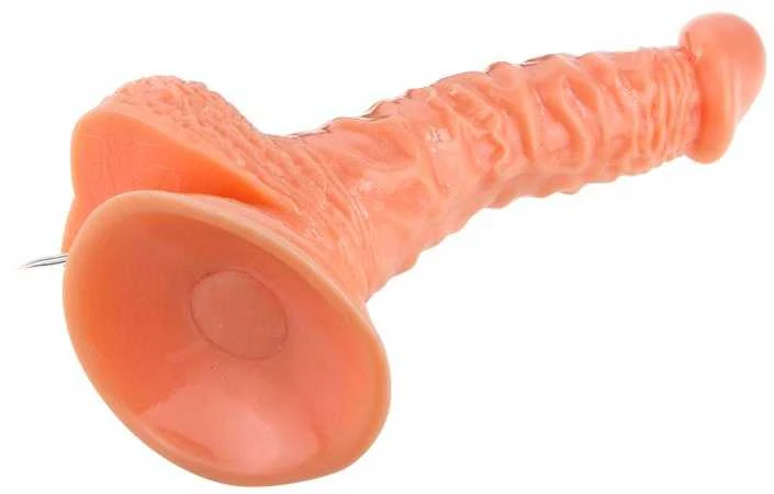 Baile Vibrators BAILE Vibruojantis styguotas tikroviškas penis su siurbtuku