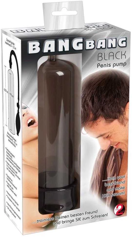 Bang Bang Penis Pump juodas