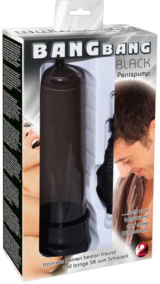 Bang Bang Penis Pump juodas