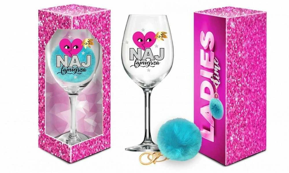 Bgtech Wine taurė dovana 700 užrašas The coolest