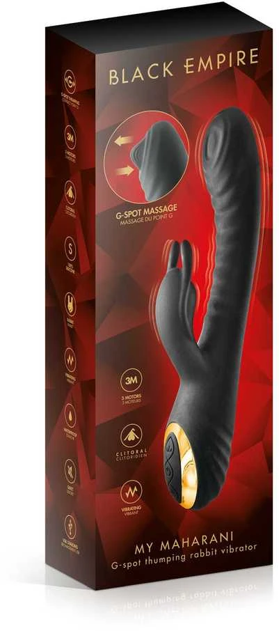 Black Empire Juodas Empire RABBIT MY MAHARANI Juodas EMPIRE VIBRATOR