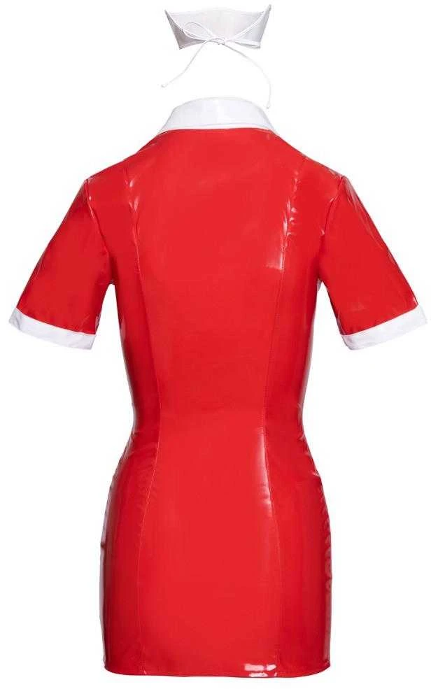 Black Level Vinyl Nurse raudona 2XL