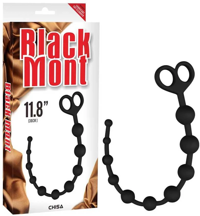 Black Mont analiniai karoliukai su laikikliu pakuotėje