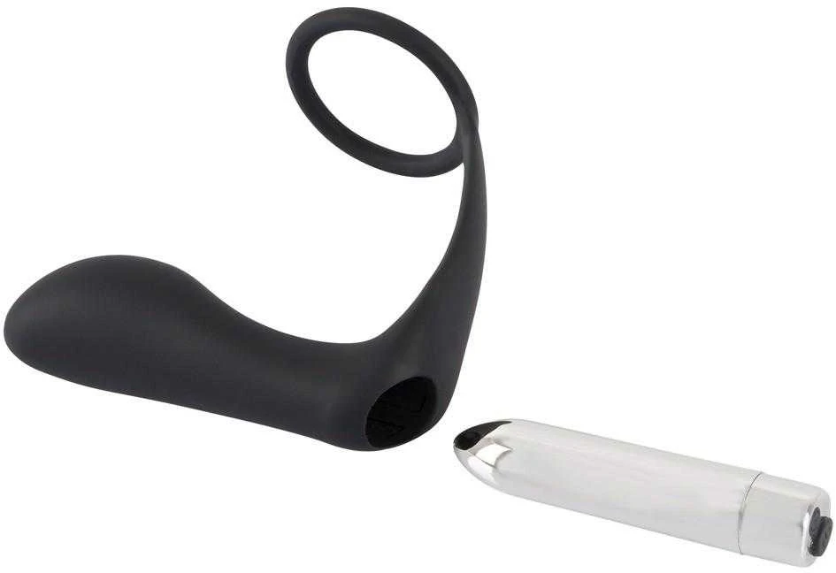 Black Velvets BV Vibrating ring & plug