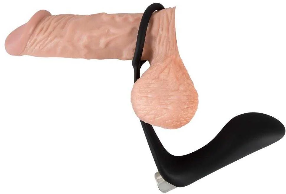 Black Velvets BV Vibrating ring & plug