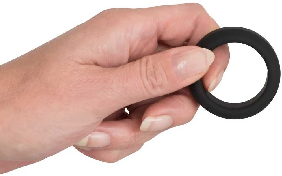 Black Velvets Juodas Velvets Cock Ring 3.2 cm