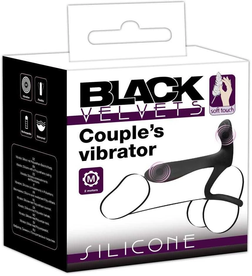 Black Velvets Juodas Velvets Couples Vibrator