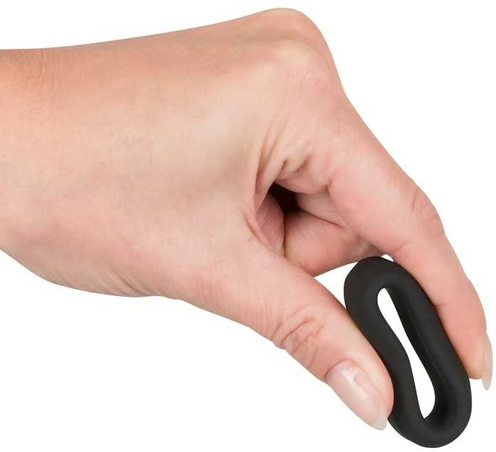 Black Velvets Juodas Velvets Cock Ring 2.6 cm