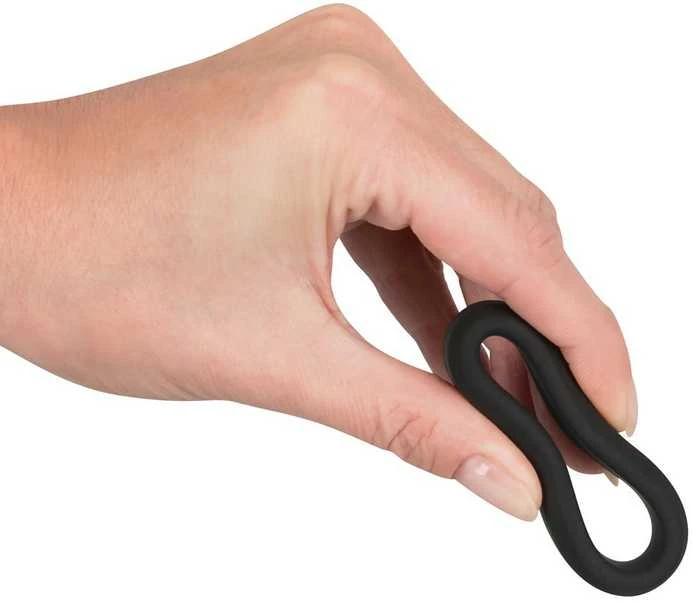 Black Velvets Juodas Velvets Cock Ring 3.8 cm