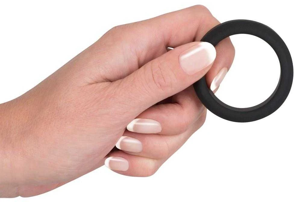 Black Velvets Juodas Velvets Cock Ring 3.8 cm