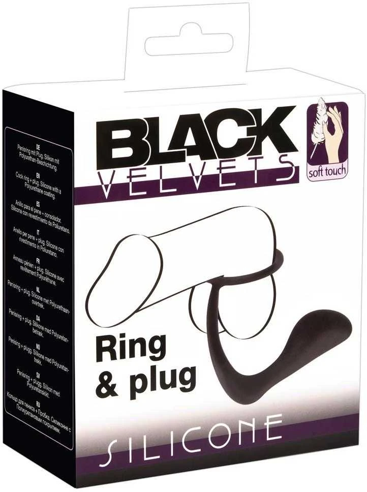 Black Velvets Ring & Plug gaminio pakuotė