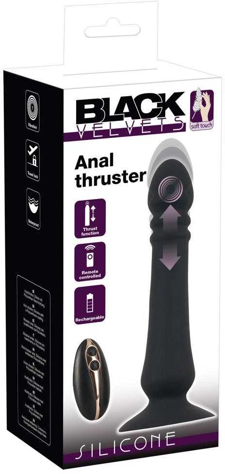 Black Velvets Juodas Velvets Anal Thruster