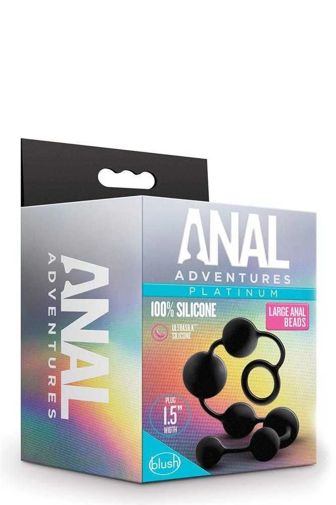 Blush Anal Beads - silikoninių rutuliukų dėžutė