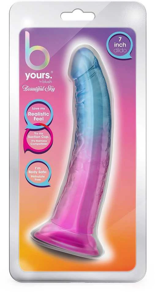 Dreamtoys Blush B JŪSŲ GRAŽUS DANGUUS 7 colių DILDO SAULĖLYDIS