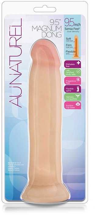 Blush AU NATUREL 9,5 colių MAGNUM DONG