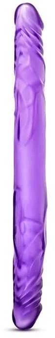 Blush B JŪSŲ 14 colių DVIGUBAS DILDO PURPURINE