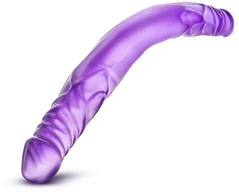 Blush B JŪSŲ 14 colių DVIGUBAS DILDO PURPURINE