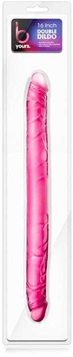 Blush B JŪSŲ 16 colių DVIGUBAS DILDO ROŽINIS