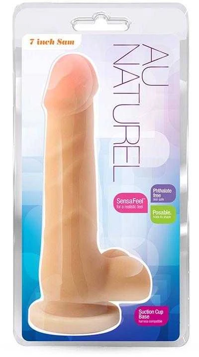Blush Skaistalai AU NATUREL 7 INCH SENSA FEEL SAM BEIGE