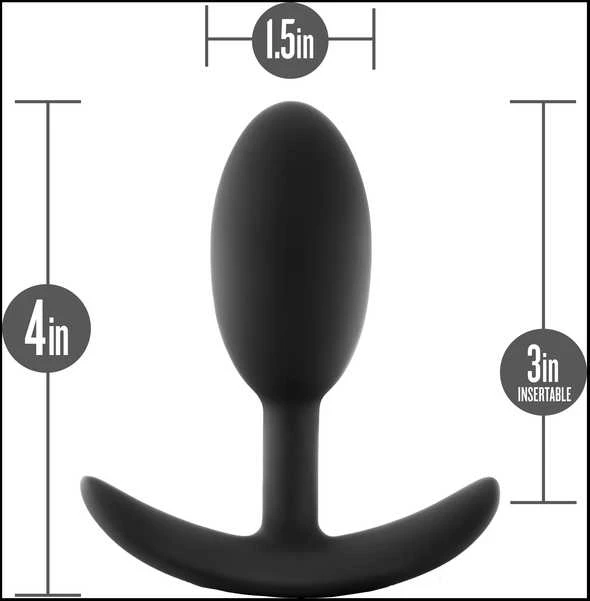 Blush ANALINIS ADVENTURES PLATINUM VIBRA SLIM PLUG - VIDUTINIS