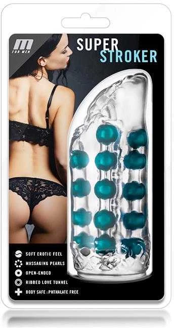 Blush Skaistalai M FOR MEN SUPERSTROKER CLEAR