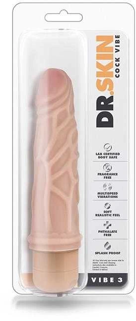 Blush Skaistalai DR. SKIN COCK VIBE 3 FLESH