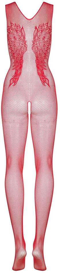 Obsessive - Bodystocking N112 Raudona XL/XXL