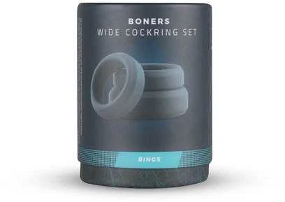 ‎Easytoys Boners Rinkinys 3 silikoniniai žiedai varpos sėklidėms