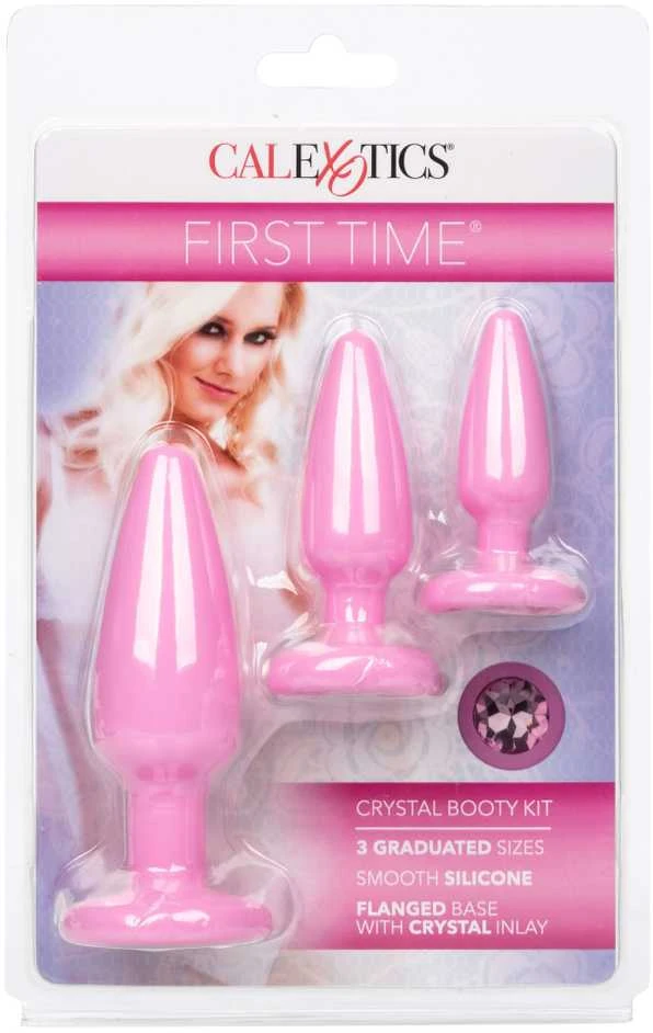 Calexotics Rožinė Crystal Booty Kit Rožinė