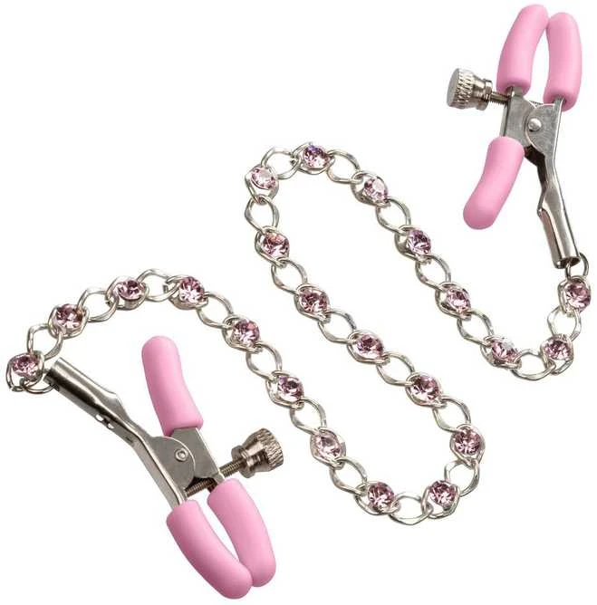 Calexotics Crystal Nipple Teasers Metal
