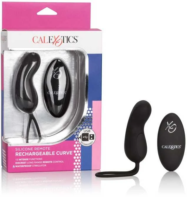 Calexotics Jajko/wibr-REMOTE RECHARGEABLE CURVE Juodas