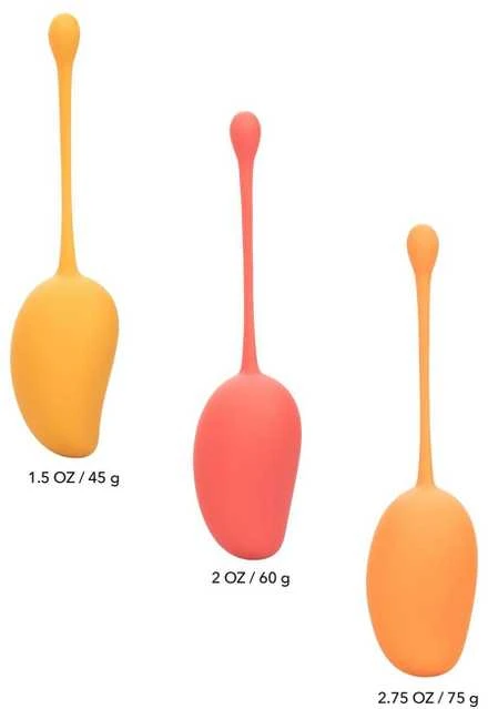 Calexotics Kulki-Kegel treniruočių rinkinys Mango