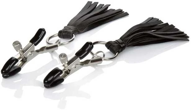 Calexotics dekoratyviniai reguliuojami spenelių gnybtai BDSM rišimas