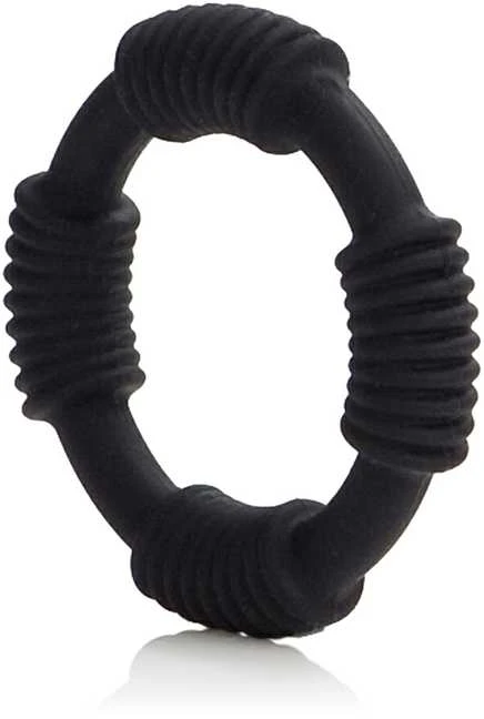 Calexotics žiedas - ADONIS SILICONE RINGS HERCULES BLCK