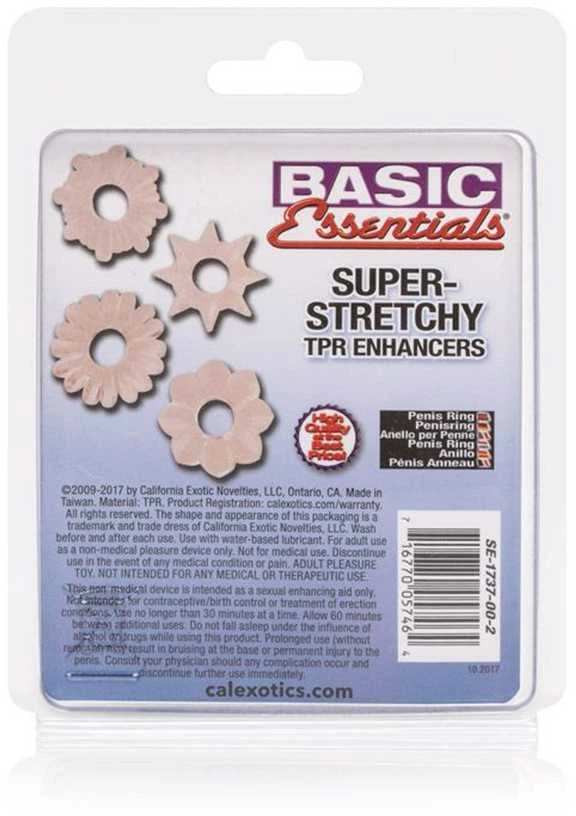 Calexotics Pierścień-Basic Essentials 4 Pack