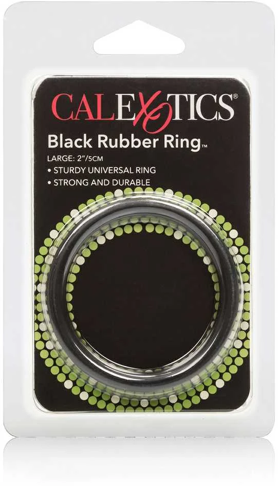 Calexotics Ring - GUMINIS ŽIEDAS Juodas DIDELIS