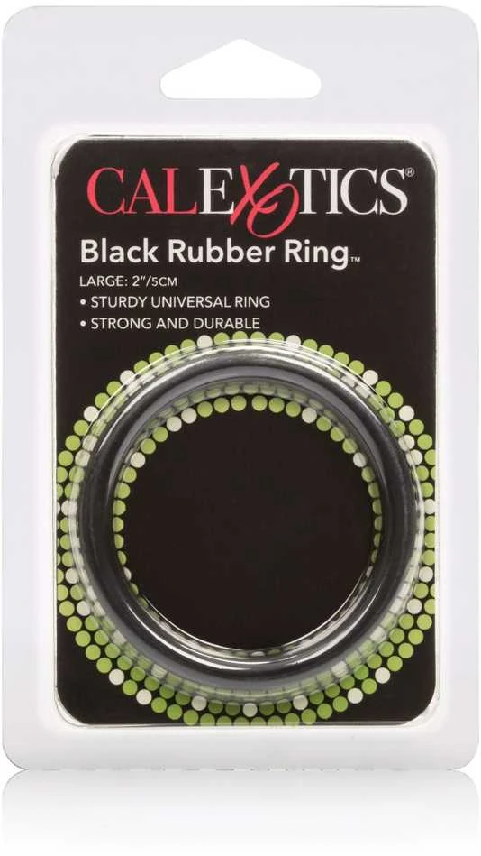 Calexotics Ring - GUMINIS ŽIEDAS Juodas DIDELIS