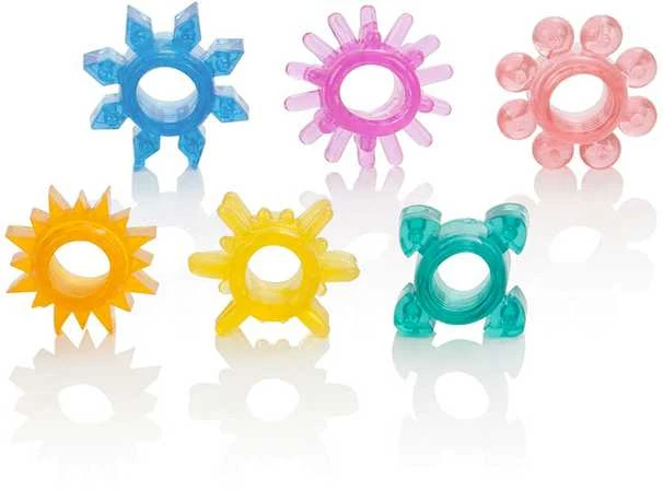 California Exotics Senso Cock Rings Penio žiedai (6 vnt.)