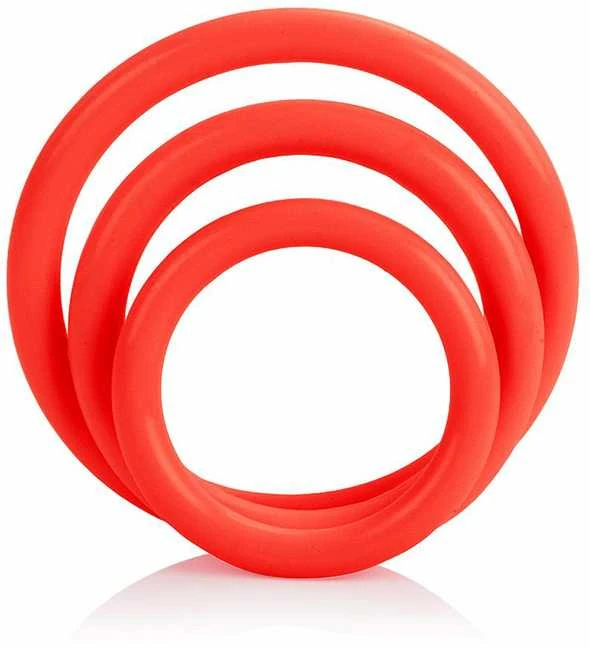Calexotics Pierścień-TRI-RINGS Raudonas