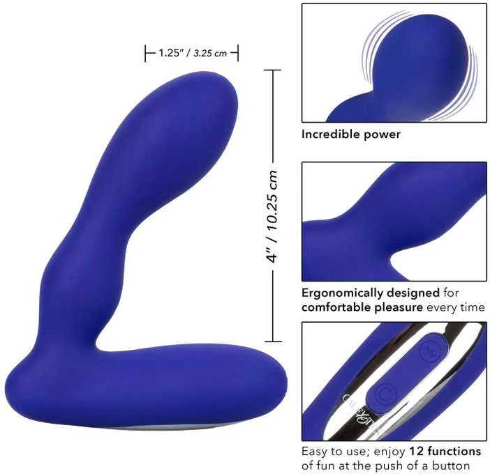 Calexotics Plug/vibr-WIRELESS PEASURE PROBE Mėlynas
