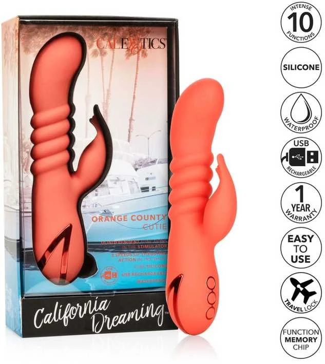 Calexotics Vibrator-Oranžinis County Cutie