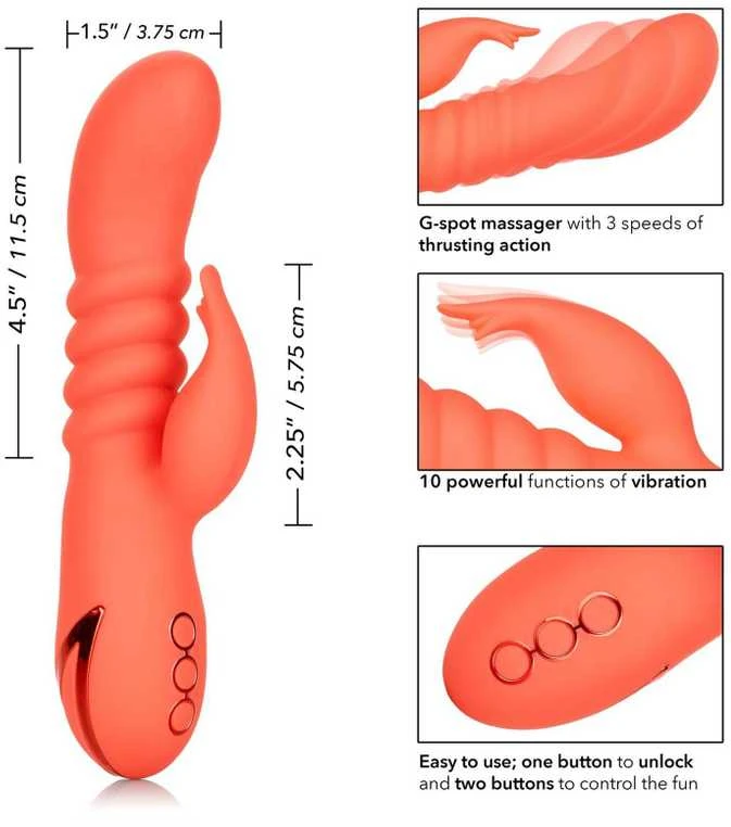 Calexotics Vibrator-Oranžinis County Cutie